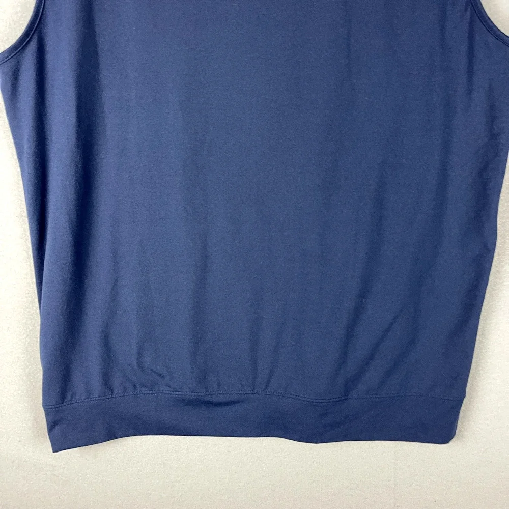 Straight Down Cypress Vest Mens XL‎ Blue Golf Performance Sleeveless Soft Casual